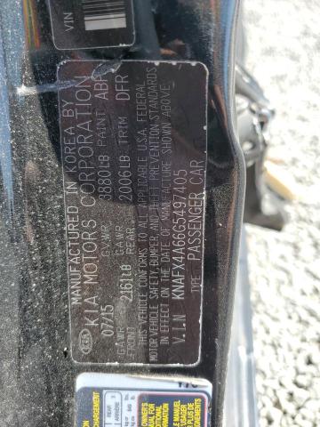 KNAFX4A66G5497405 KIA FORTE LX