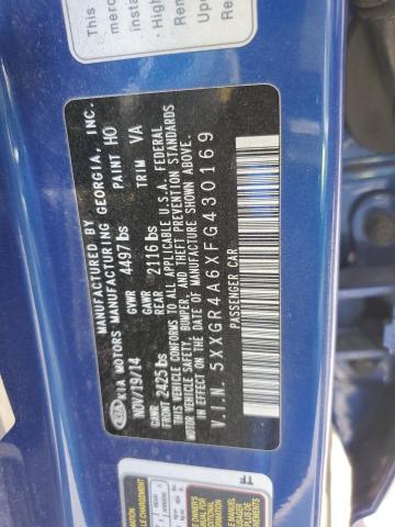 5XXGR4A6XFG430169 KIA OPTIMA SX