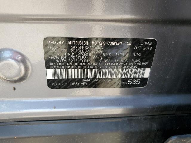 JA4AT3AA5LZ014278 Mitsubishi Eclipse Cross Es