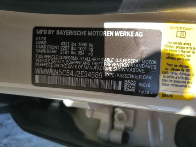 2018 MINI COOPER CLU - WMWLN5C54J2E34589