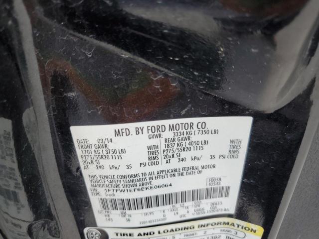 1FTFW1EF6EKE06064 Ford F150 Supercrew
