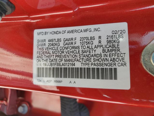 2020 ACURA TLX TECHNO - 19UUB1F55LA012164