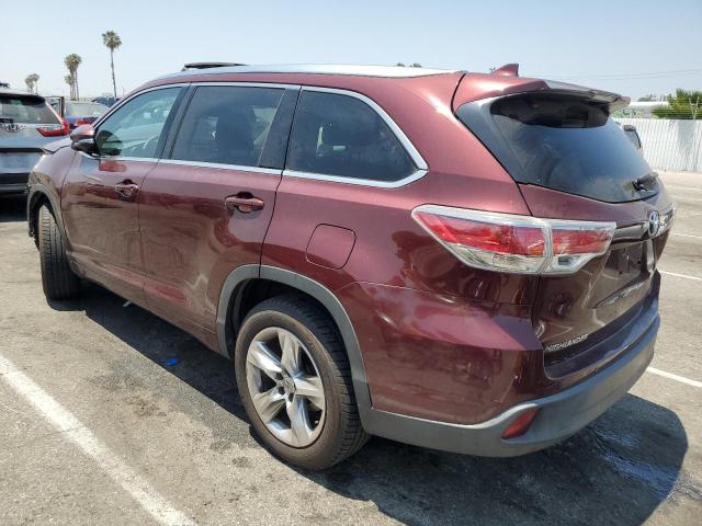 VIN 5TDYKRFH6ES004606 2014 Toyota Highlander, Limited no.2