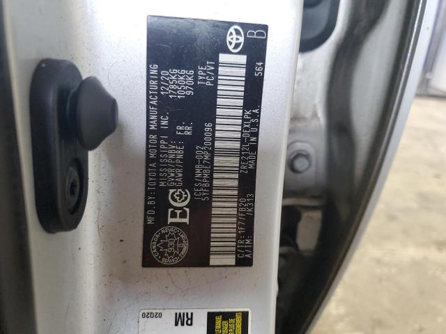 2021 TOYOTA COROLLA LE - 5YFBPMBE7MP200096
