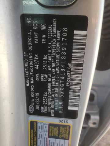 5XXGT4L34LG391708 KIA Optima Lx