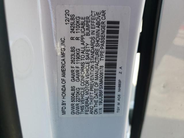 2021 ACURA TLX TECH A - 19UUB6F5XMA006178