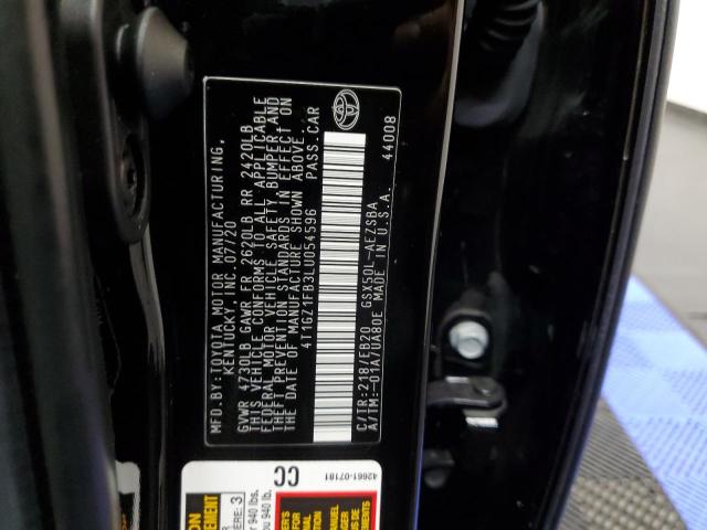 2020 TOYOTA AVALON TOU 4T1GZ1FB3LU054596