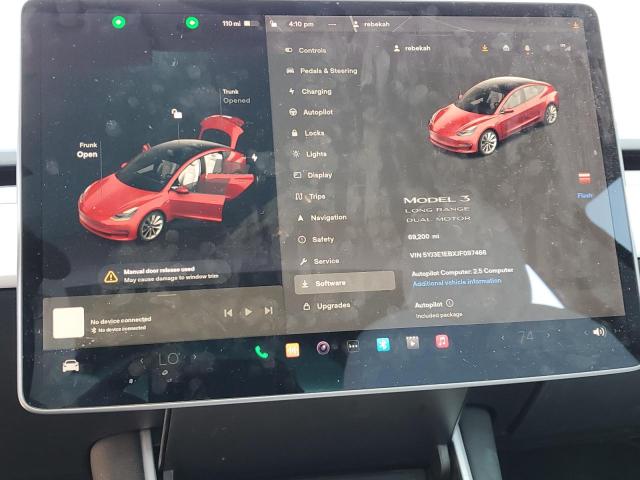 5YJ3E1EBXJF097466 Tesla MODEL 3
