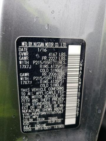 JN8AF5MV1GT657067 Nissan JUKE S