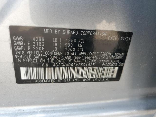 4S3GKAD63M3604935 Subaru Impreza Premium