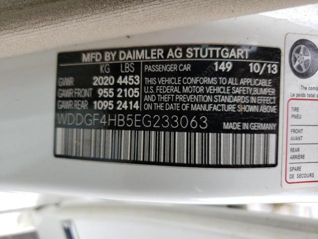 WDDGF4HB5EG233063 Mercedes-Benz C 250