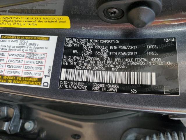 JTEZU5JR8F5093296 Toyota 4RUNNER SR5