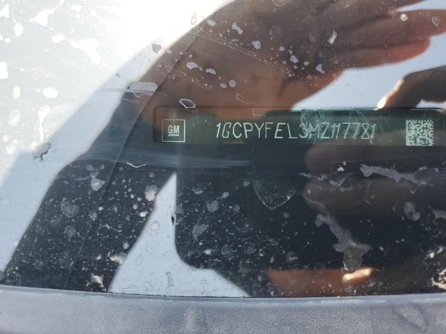 1GCPYFEL3MZ117781 Chevrolet Silverado K1500 Lt Trail Boss