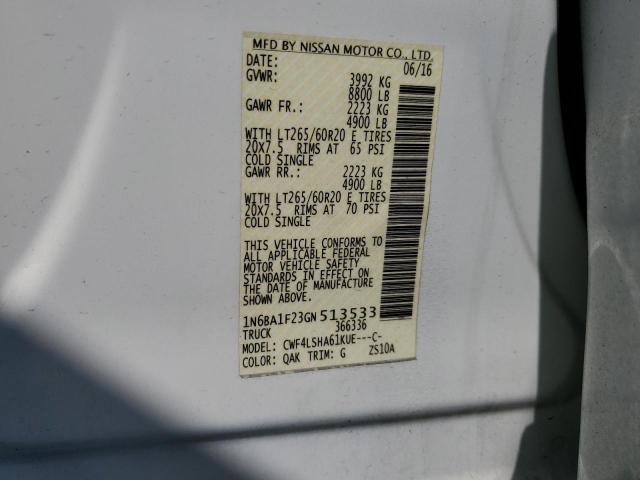 1N6BA1F23GN513533 Nissan Titan Xd Sl