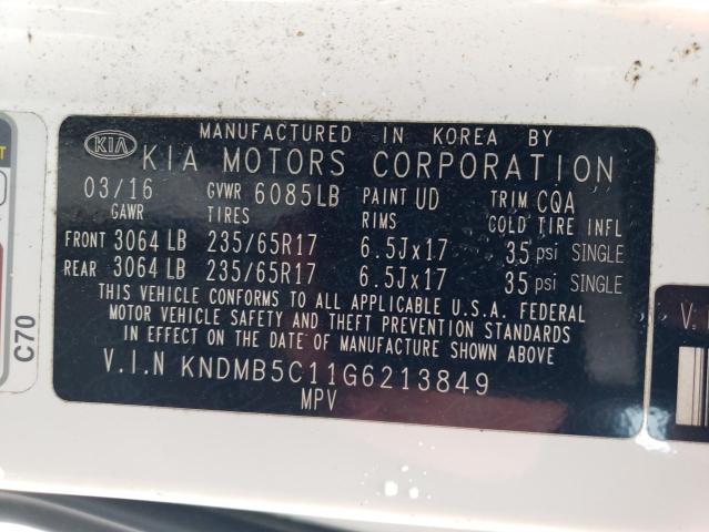 KNDMB5C11G6213849 KIA SEDONA LX