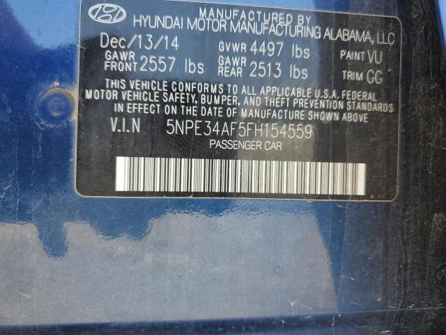 5NPE34AF5FH154559 Hyundai Sonata Sport