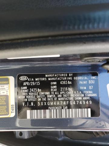 5XXGM4A74FG474949 KIA Optima Lx