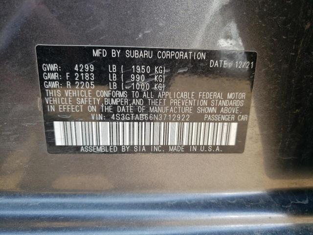 4S3GTAB66N3712922 Subaru Impreza