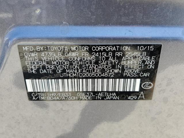 2016 LEXUS IS300 - JTHCM1D20G5004872