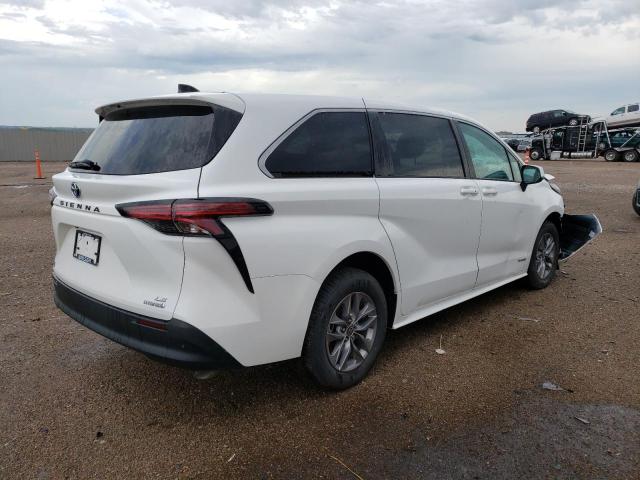 5TDKRKEC0MS026274 Auction: COPART Lot: 57561433 Location: NE - LINCOLN 5TDKRKEC0MS026274 TOYOTA All Models 2021 WHITE Photo 3