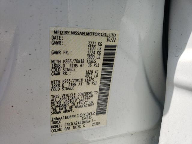  NISSAN TITAN 2023 Білий