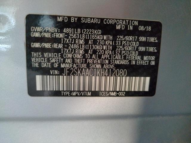 JF2SKAAC1KH412080 Subaru Forester