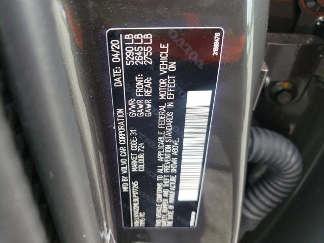 2020 VOLVO S90 T6 INS - LVYA22ML9LP177245