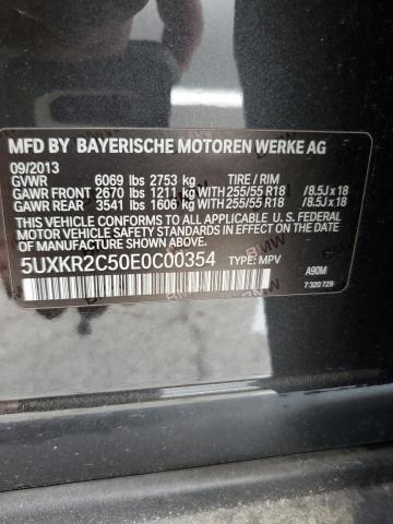 Lot #2062384727 2014 BMW X5 SDRIVE3 salvage car