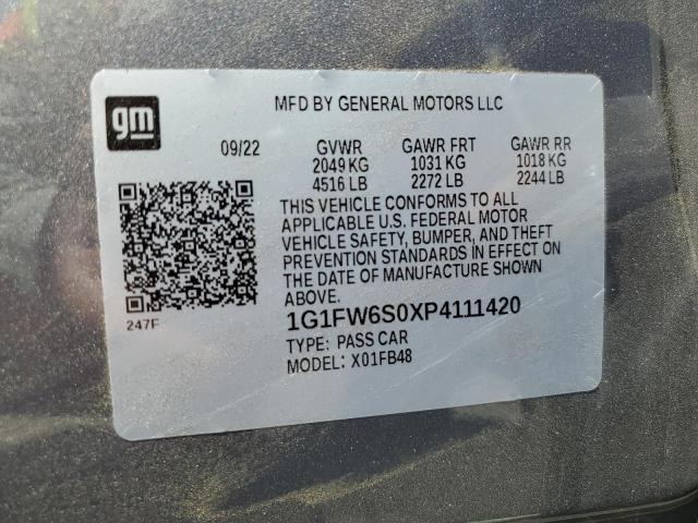 2023 CHEVROLET BOLT EV 1L 1G1FW6S0XP4111420