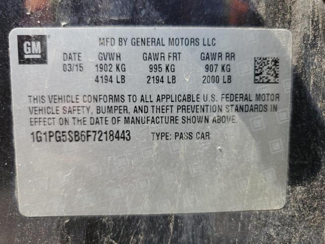 2015 CHEVROLET CRUZE LTZ - 1G1PG5SB6F7218443