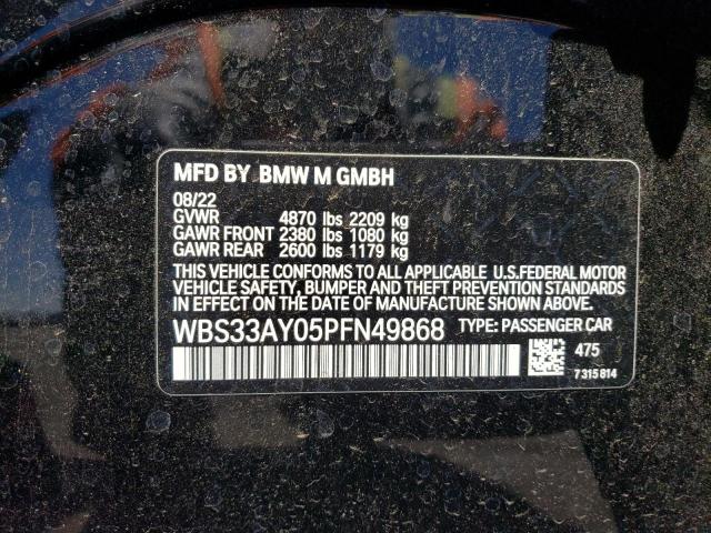 WBS33AY05PFN49868 BMW M3 Competition