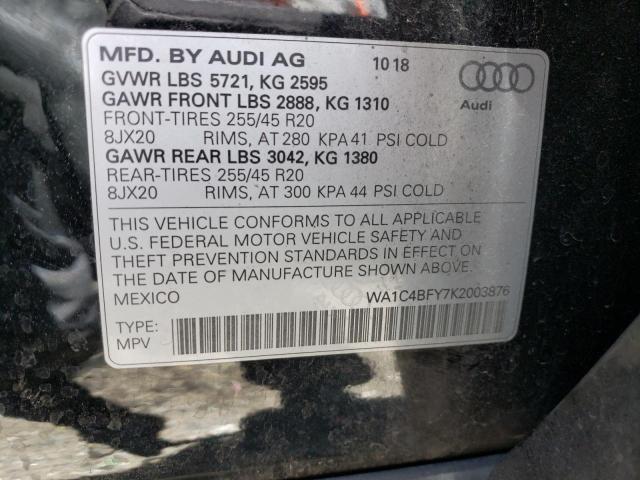 WA1C4BFY7K2003876 2019 AUDI SQ5, photo no. 13