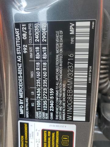 W1N0G8EB4MV323716 Mercedes-Benz Glc 300 4matic