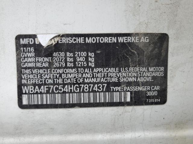 WBA4F7C54HG787437 BMW 430i Gran Coupe