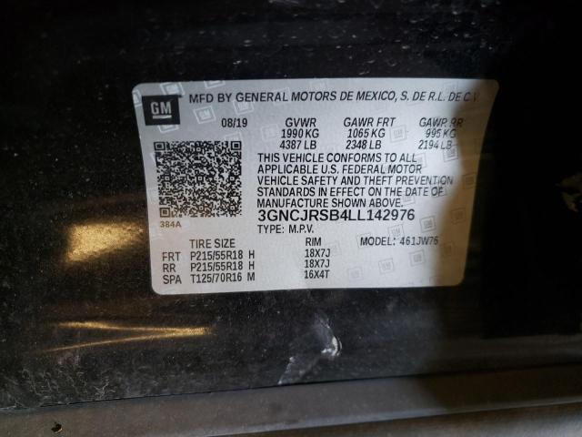 2020 CHEVROLET TRAX PREMI 3GNCJRSB4LL142976