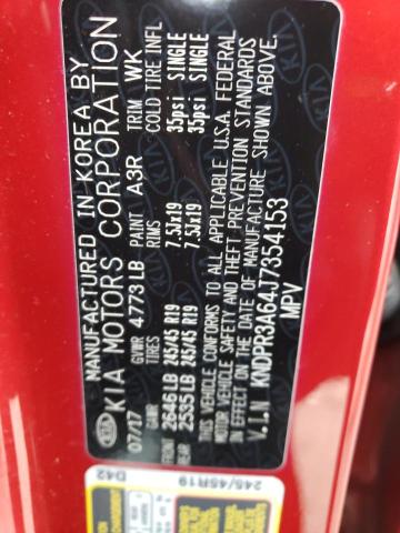 KNDPR3A64J7354153 KIA Sportage Sx