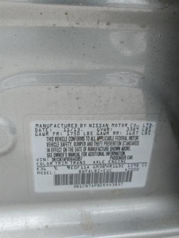3N1CN7AP8EK443857 Nissan VERSA S