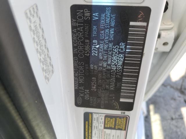 KNAGN4AD4F5080565 KIA OPTIMA HYBRID