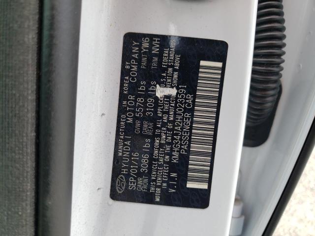 2017 GENESIS G90 PREMIU KMHG34JA2HU023591