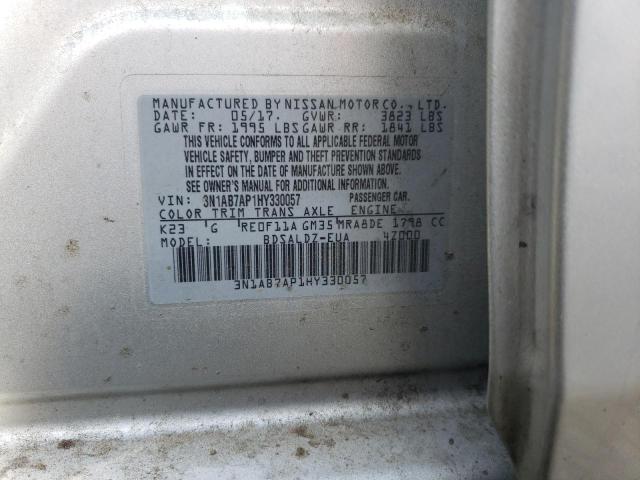 3N1AB7AP1HY330057 Nissan SENTRA S