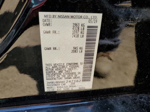 1N4BL4BVXKC247162 Nissan ALTIMA S