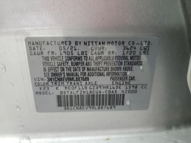 2021 NISSAN 2.5 3N1CN8EV9ML887689