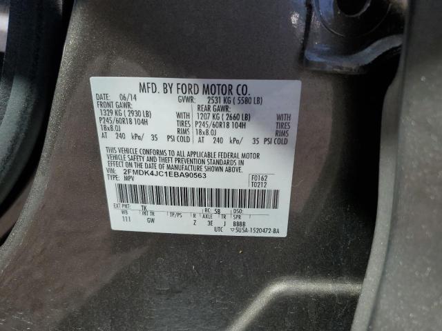 2FMDK4JC1EBA90563 Ford EDGE SEL