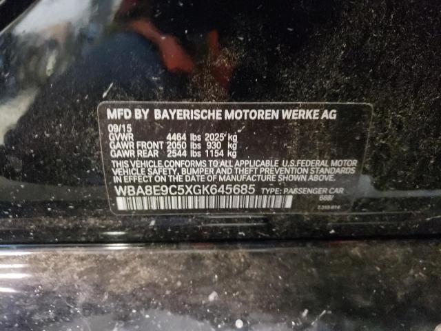 WBA8E9C5XGK645685 BMW 328 I Sulev