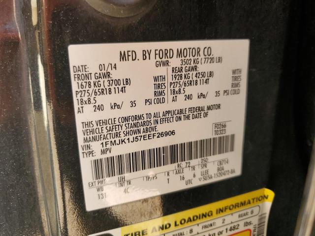 1FMJK1J57EEF26906 Ford Expedition El Xlt