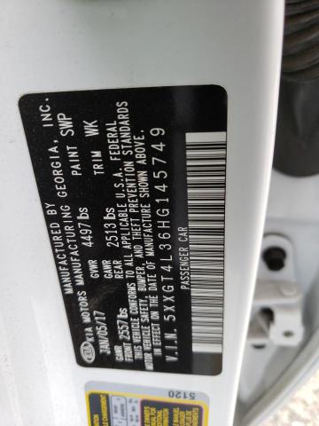 5XXGT4L36HG145749 KIA Optima Lx