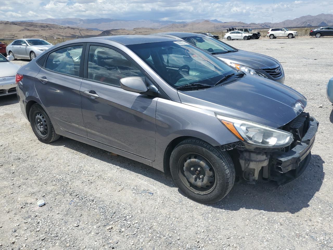 Lot #2053631618 2015 HYUNDAI ACCENT GLS