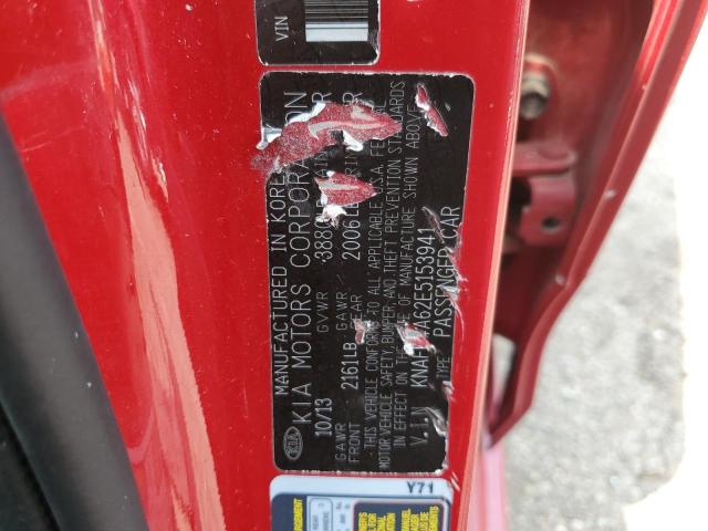 KNAFX4A62E5153941 KIA FORTE LX