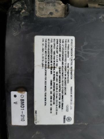 2023 YAMAHA RAPTOR 5Y4AML6E9A100803