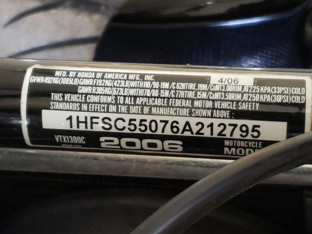 2006 HONDA VTX1300 C - 1HFSC55076A212795